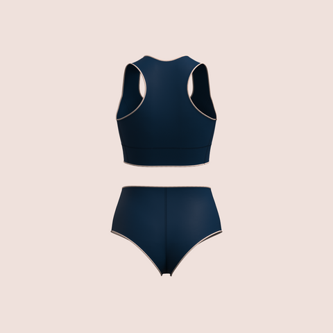 Tailored Scubakini - Cheeky Coverage HIGH WAIST - 2mm Neoprene