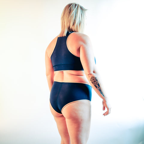 Tailored Scubakini - Cheeky Coverage HIGH WAIST - 2mm Neoprene