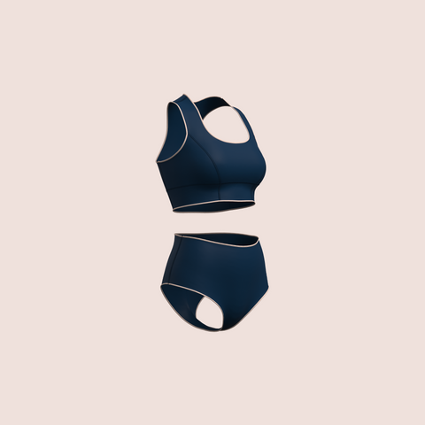 Tailored Scubakini - Cheeky Coverage HIGH WAIST - 2mm Neoprene